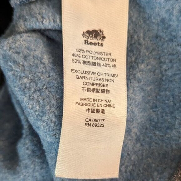 Roots Kids Sweatshirt Discover the Great Outdoors Blue L - Picture 4 of 5